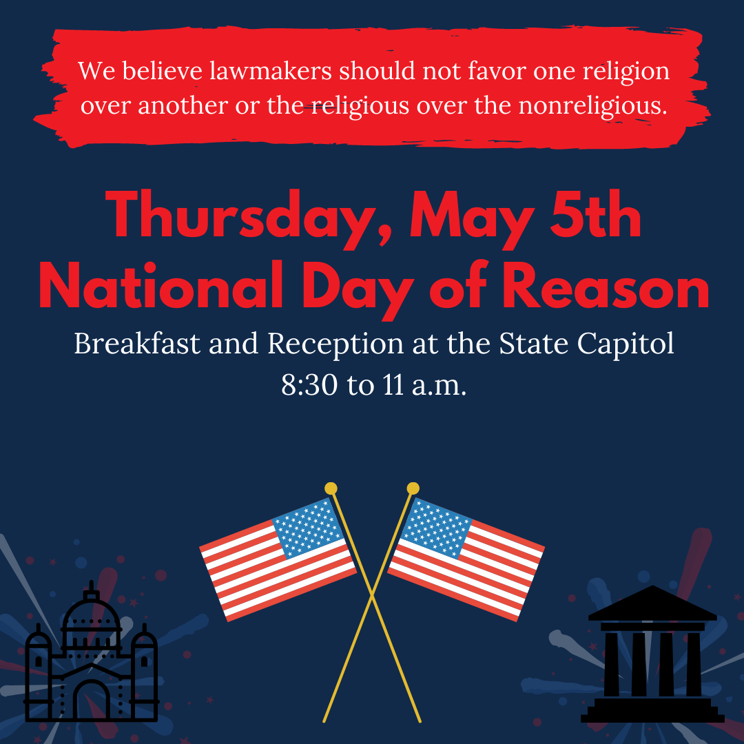 We believe lawmakers should not favor one religion over the other or the religious over the nonreligious.